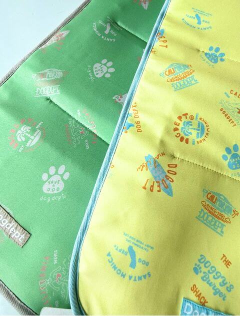 SANTAMONICAロゴクールマット  ブランドのドッグデプト/DOG DEPT