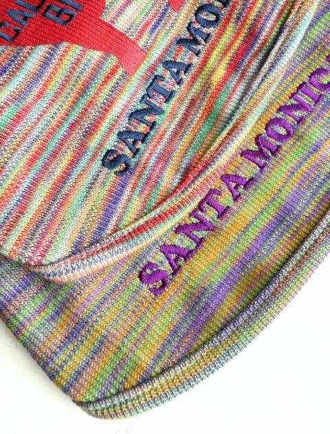 カラフルメランジボタンパーカー犬服ブランドのドッグデプト/DOG DEPT