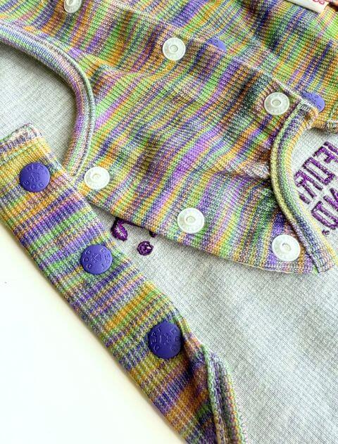 カラフルメランジボタンパーカー犬服ブランドのドッグデプト/DOG DEPT