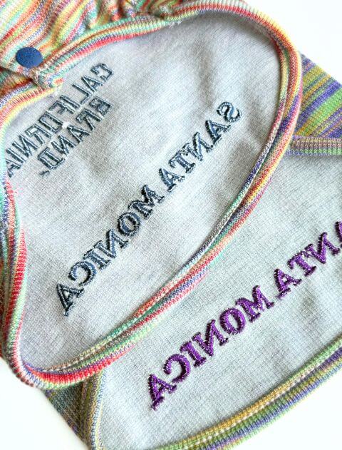 カラフルメランジボタンパーカー犬服ブランドのドッグデプト/DOG DEPT