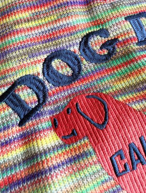 カラフルメランジボタンパーカー犬服ブランドのドッグデプト/DOG DEPT