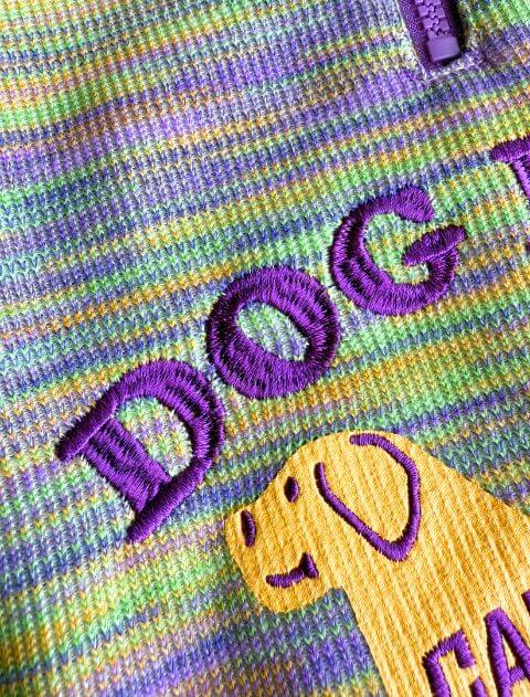 カラフルメランジボタンパーカー犬服ブランドのドッグデプト/DOG DEPT