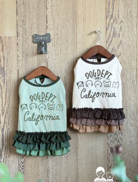 【DOG WEAR】フリフリワンピ