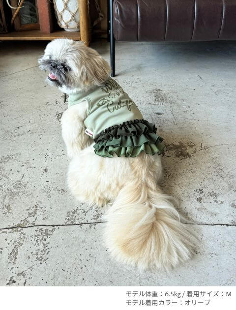 犬服 / ドッグウェア】フリフリワンピ / DOG DEPT (ドッグデプト