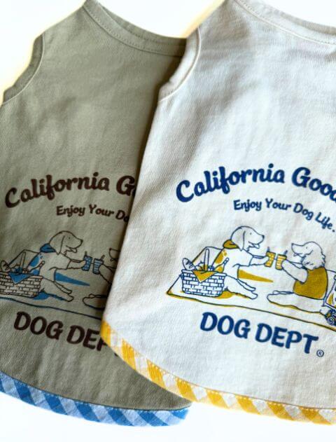 ピクニックドッグノースリーブ犬服ブランドのドッグデプト/DOG DEPT