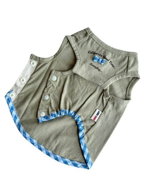 ピクニックドッグノースリーブ犬服ブランドのドッグデプト/DOG DEPT