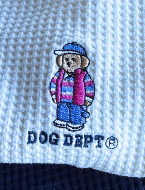 マイクロファイバーハイテンションワッフルロンT犬服ブランドのドッグデプト/DOG DEPT