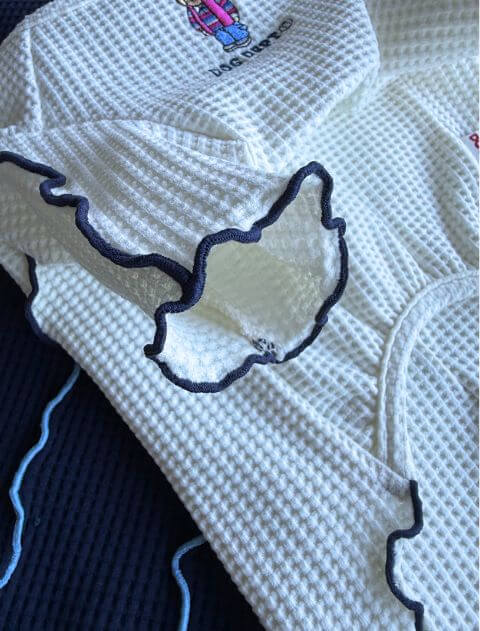 マイクロファイバーハイテンションワッフルロンT犬服ブランドのドッグデプト/DOG DEPT