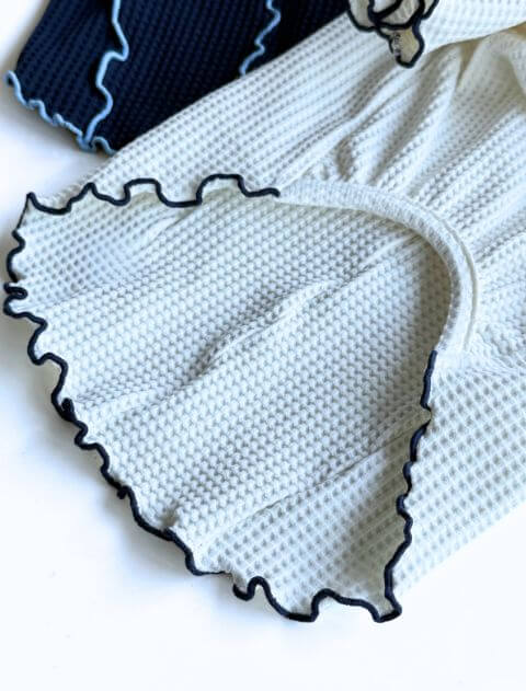 マイクロファイバーハイテンションワッフルロンT犬服ブランドのドッグデプト/DOG DEPT