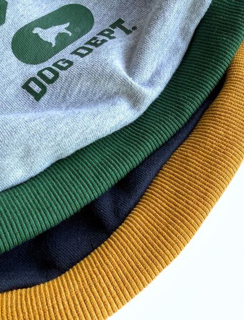 カレッジロゴボタンパーカー犬服ブランドのドッグデプト/DOG DEPT