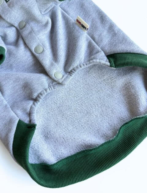 カレッジロゴボタンパーカー犬服ブランドのドッグデプト/DOG DEPT