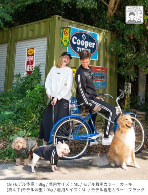 DOG×3　スタンドハーフジップ犬服ブランドのドッグデプト/DOG DEPT