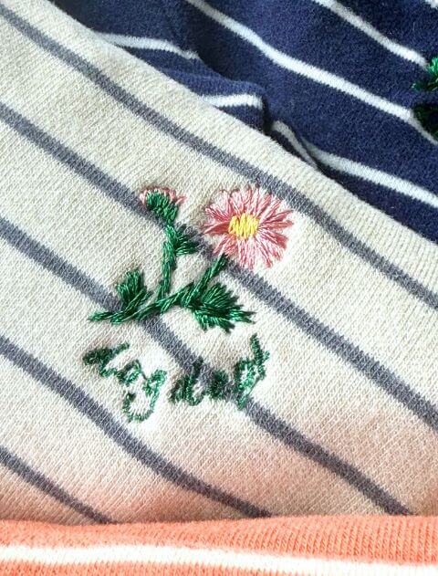 DウォームハイネックボーダーロンT犬服ブランドのドッグデプト/DOG DEPT