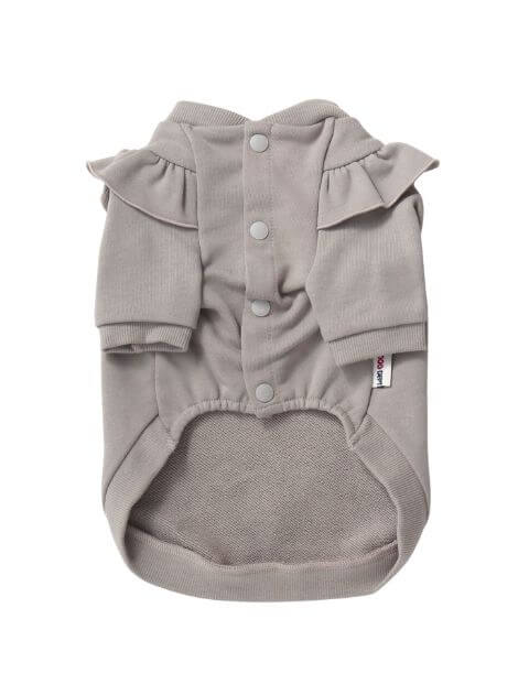 フリルスウェットカーデ 犬服ブランドのドッグデプト/DOG DEPT