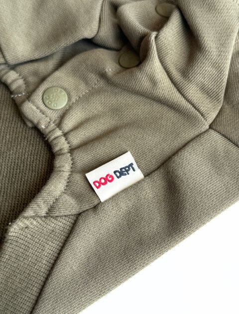 フリルスウェットカーデ 犬服ブランドのドッグデプト/DOG DEPT