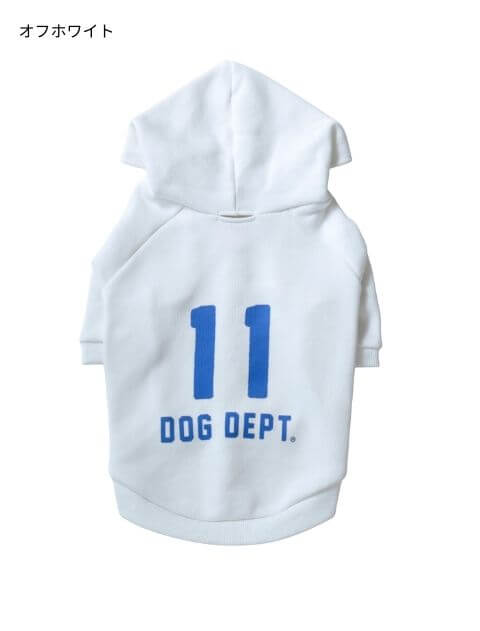 11ロゴパーカー 犬服ブランドのドッグデプト/DOG DEPT