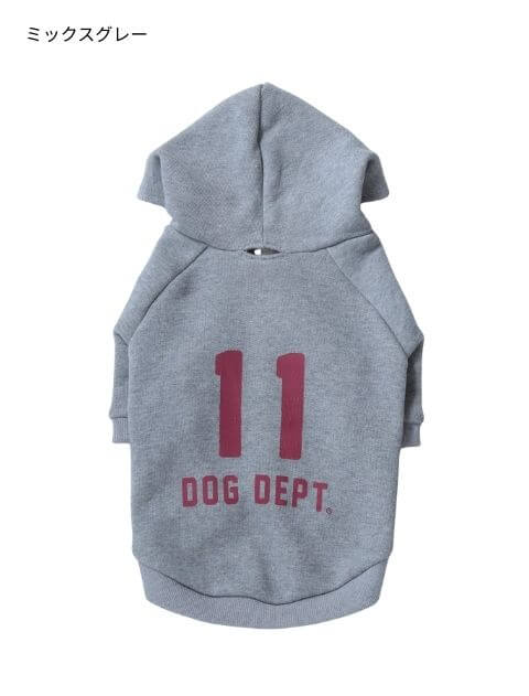 犬服 / ドッグウェア】11ロゴパーカー / DOG DEPT (ドッグデプト