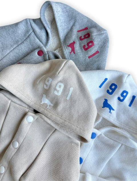 11ロゴパーカー 犬服ブランドのドッグデプト/DOG DEPT