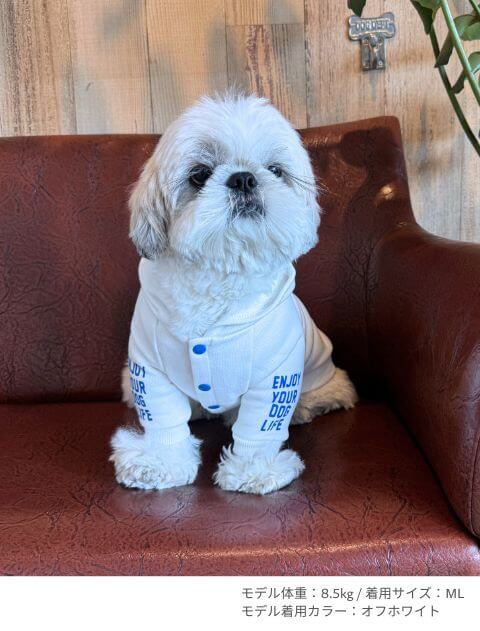 11ロゴパーカー 犬服ブランドのドッグデプト/DOG DEPT