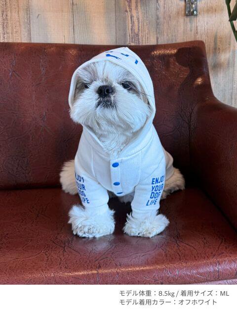 11ロゴパーカー 犬服ブランドのドッグデプト/DOG DEPT
