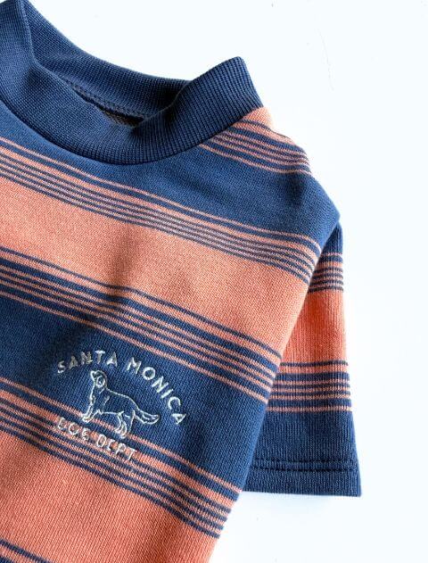 ボーダースウェット犬服ブランドのドッグデプト/DOG DEPT