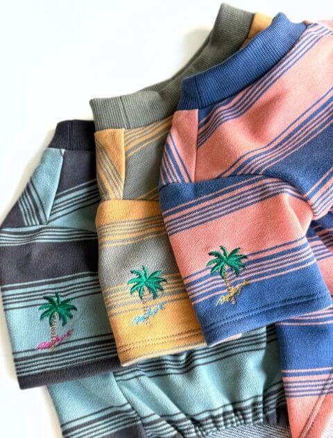 ボーダースウェット犬服ブランドのドッグデプト/DOG DEPT