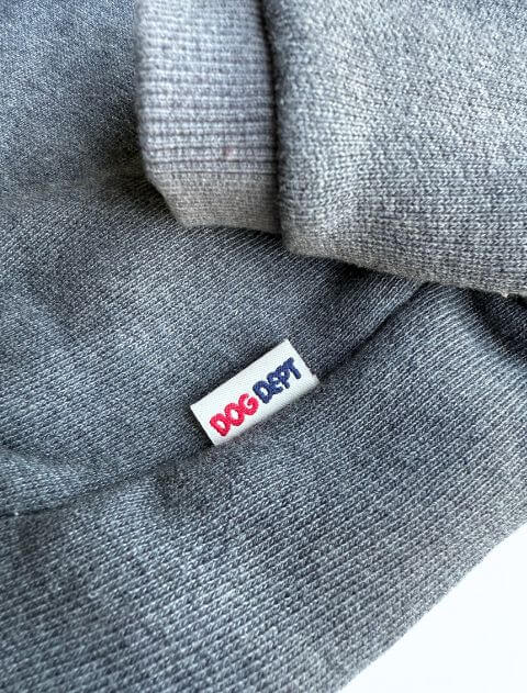 クラシックロゴスタンドハーフジップ 犬服ブランドのドッグデプト/DOG DEPT