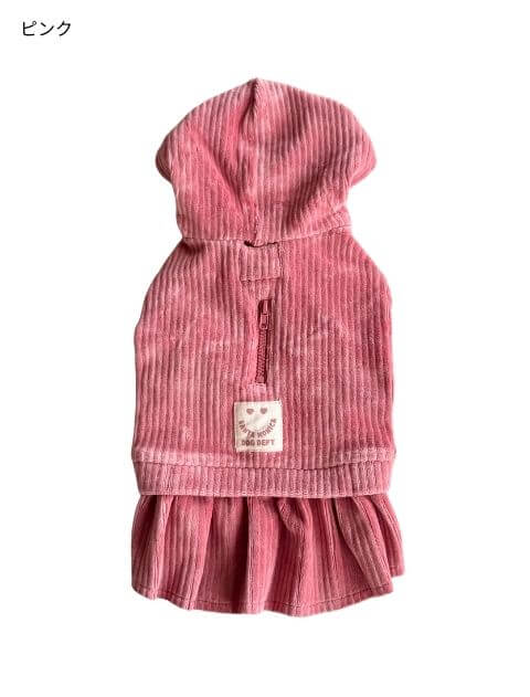 カットコーデュロイペア犬服ブランドのドッグデプト/DOG DEPT