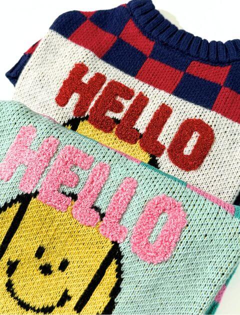 スマイルコットンニット犬服ブランドのドッグデプト/DOG DEPT