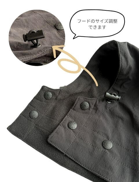 Teflon fabric ストレッチプロテクトロンパース 犬服ブランドのドッグデプト/DOG DEPT