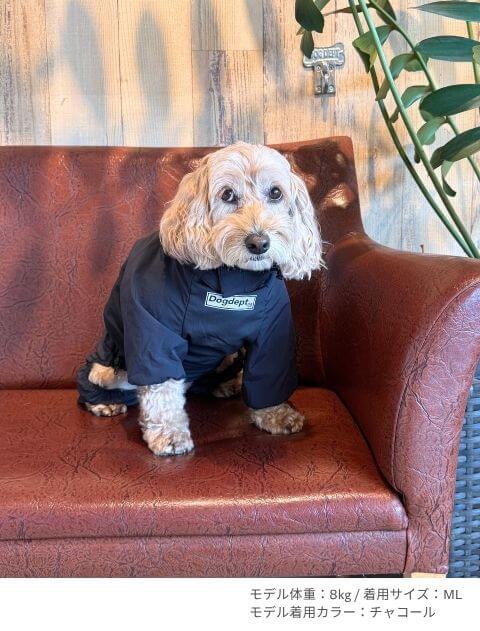 Teflon fabric ストレッチプロテクトロンパース 犬服ブランドのドッグデプト/DOG DEPT