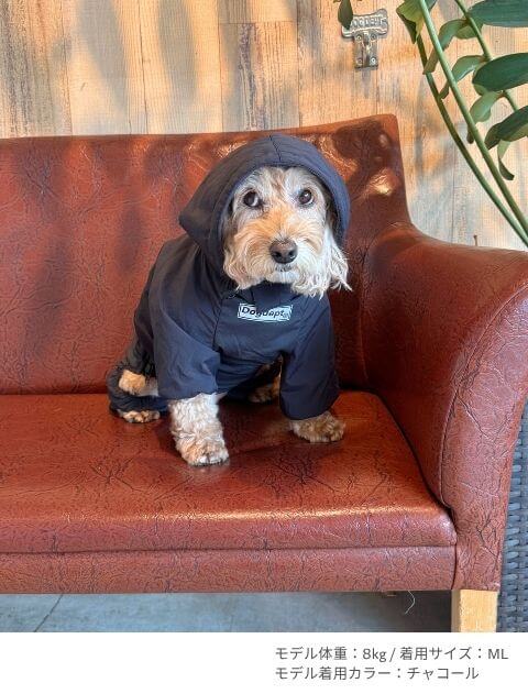 Teflon fabric ストレッチプロテクトロンパース 犬服ブランドのドッグデプト/DOG DEPT