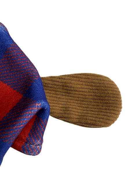 ストレッチフリースチェックロンパース犬服ブランドのドッグデプト/DOG DEPT