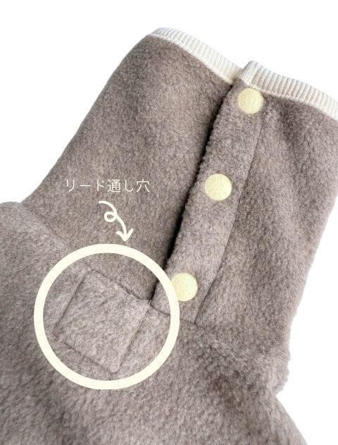 コンフォートソフトタッチフリースロンパース犬服ブランドのドッグデプト/DOG DEPT