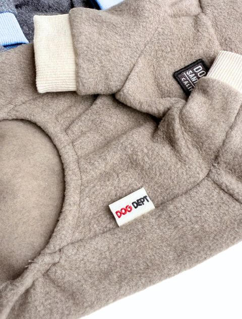 コンフォートソフトタッチフリースロンパース犬服ブランドのドッグデプト/DOG DEPT