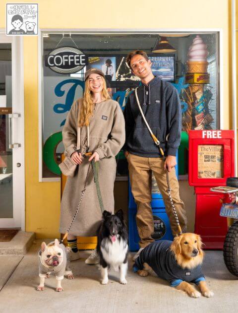 コンフォートソフトタッチフリースロンパース犬服ブランドのドッグデプト/DOG DEPT