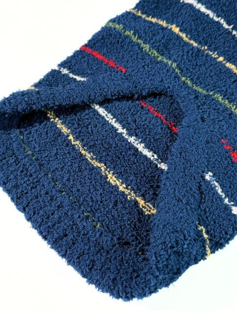 もこもこボーダープルパーカー 犬服ブランドのドッグデプト/DOG DEPT