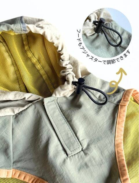 撥水ナイロンワッシャーレインコート  犬服ブランドのドッグデプト/DOG DEPT