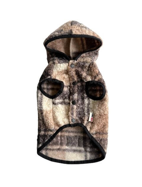 ブークレチェックコート 犬服ブランドのドッグデプト/DOG DEPT