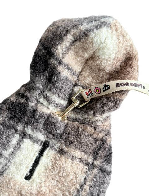 ブークレチェックコート 犬服ブランドのドッグデプト/DOG DEPT