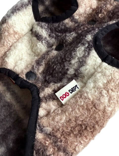 ブークレチェックコート 犬服ブランドのドッグデプト/DOG DEPT