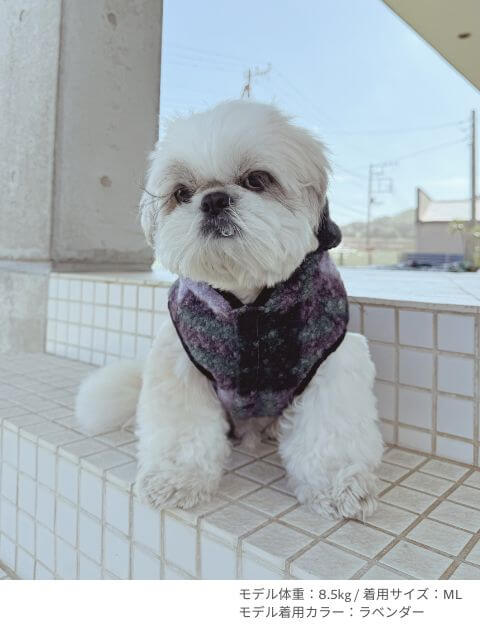 ブークレチェックコート 犬服ブランドのドッグデプト/DOG DEPT