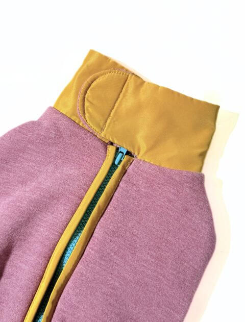 Dウォーム背中ジップロンパース 犬服ブランドのドッグデプト/DOG DEPT