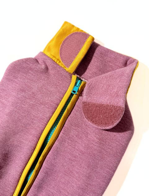 Dウォーム背中ジップロンパース 犬服ブランドのドッグデプト/DOG DEPT