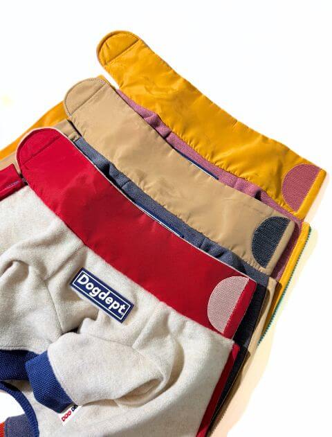 Dウォーム背中ジップロンパース 犬服ブランドのドッグデプト/DOG DEPT