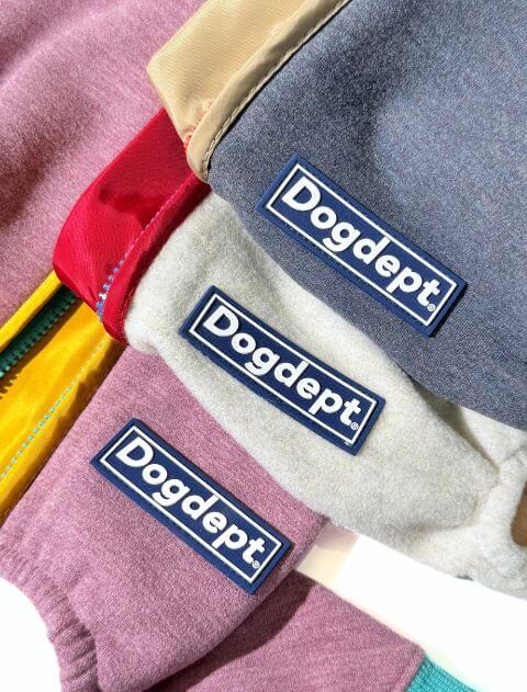 Dウォーム背中ジップロンパース 犬服ブランドのドッグデプト/DOG DEPT