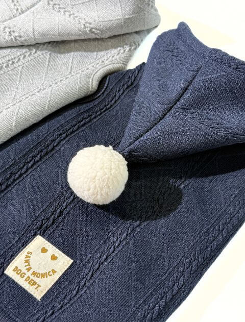 裏ボアケーブルボタンパーカー 犬服ブランドのドッグデプト/DOG DEPT