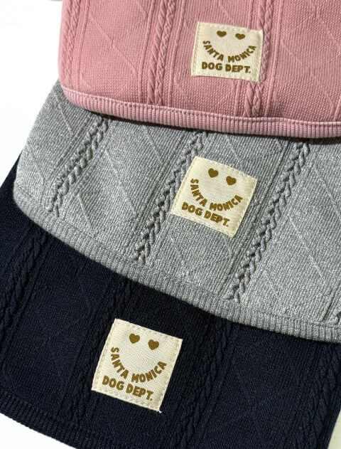 裏ボアケーブルボタンパーカー 犬服ブランドのドッグデプト/DOG DEPT