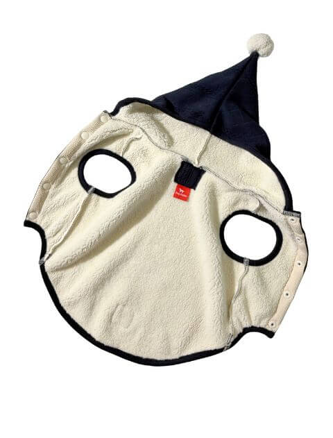 裏ボアケーブルボタンパーカー 犬服ブランドのドッグデプト/DOG DEPT