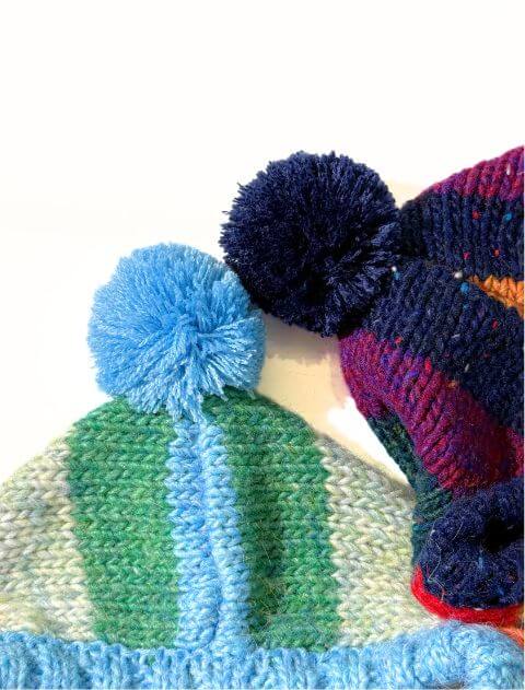 カラフルボーダーパーカーニット 犬服ブランドのドッグデプト/DOG DEPT